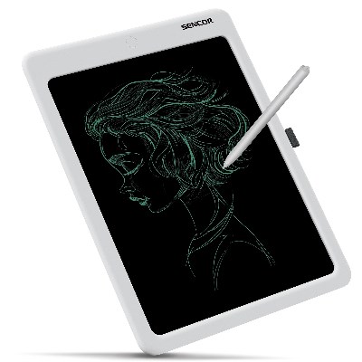 Sencor SXP 030 WH Digitální zápisník 10' mazání tlačítkem